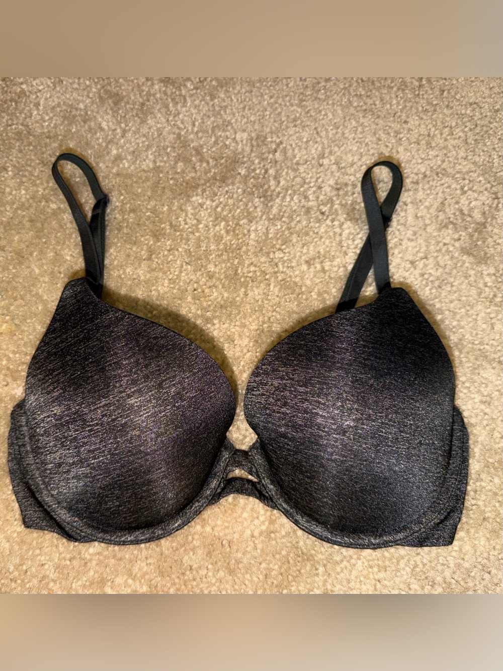 Victoria's Secret Heather Grey Perfect Shape Push-Up Bra 34C